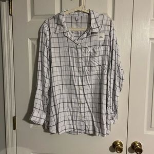 Old Navy womens button up tunic NWT size XL